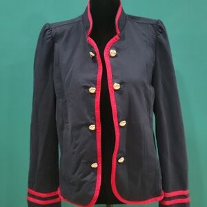 Tommy Hilfiger Navy Blazer with Red Accents